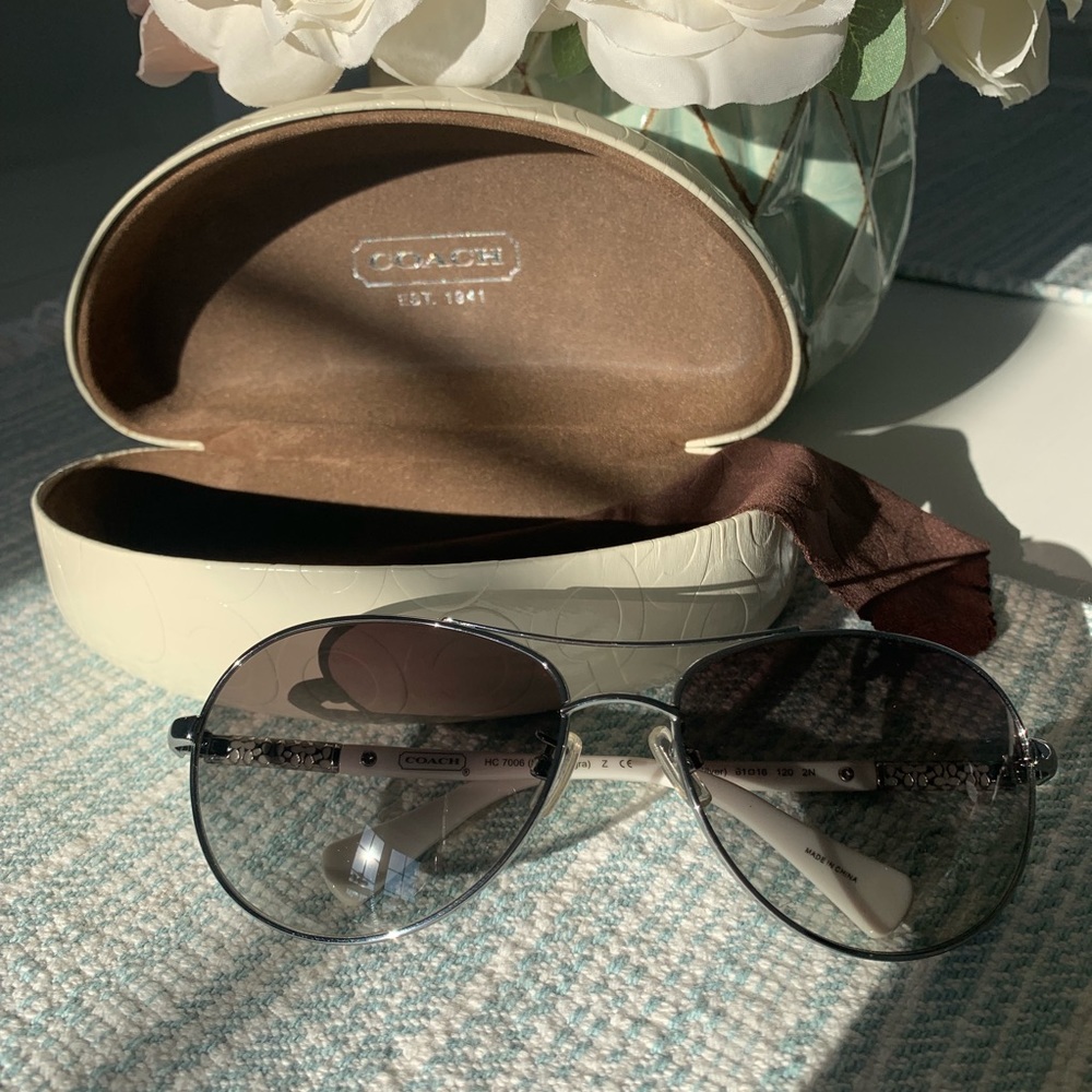 Coach Allegra Aviator Sunglasses